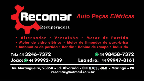 Foto 2 Recomar Recuperadora de Auto Peças Elétricas Foto 2 Recomar Recuperadora de Auto Peças Elétricas