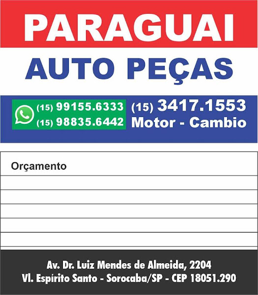 Foto 3 PARAGUAI AUTO PEÇAS Foto 3 PARAGUAI AUTO PEÇAS