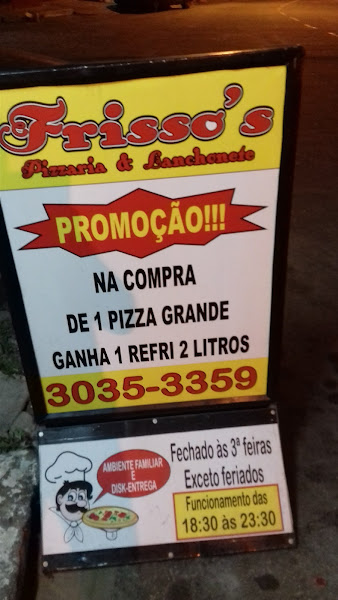 Foto 3 Frisso's Pizzaria & Lanchonete